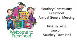 Southey Community Preschool Annual General Meeting